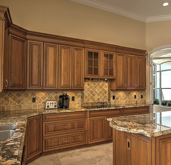 Cabinet door styles and finishes for custom cabinets in Georgetown