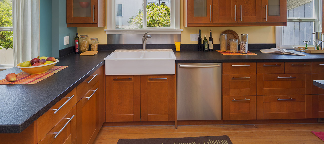 Custom kitchen cabinets installed in Georgetown, TX home