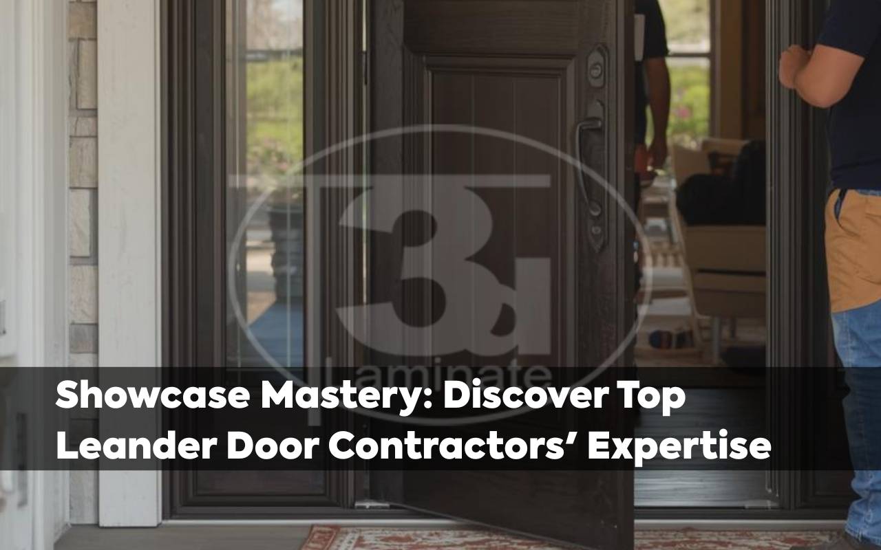 Elegant entryway crafted by Leander door contractors